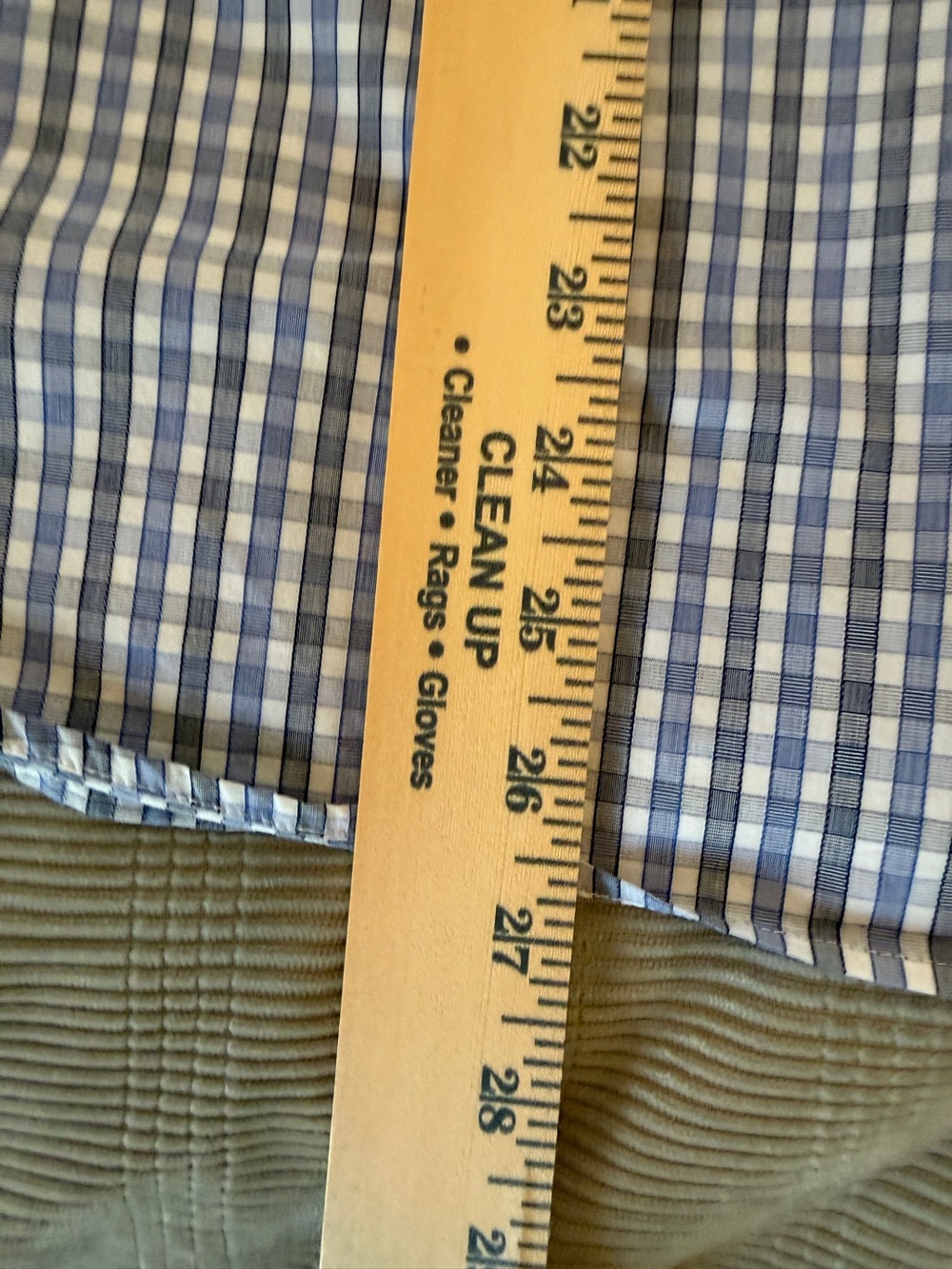 UNTUCKit Blue & White Gingham Button-Down Shirt – Men’s Medium Slim Fit - Picture 3 of 9